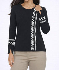 J'Envie/Eli - Weave Long Sleeve Tunic