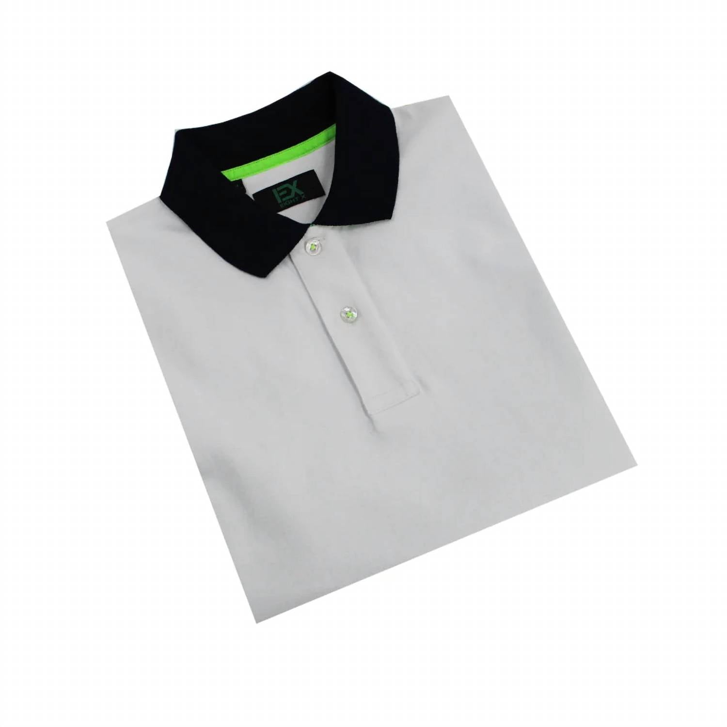Eight X - Double Sided Collar With Multi Colored Stripes Polo