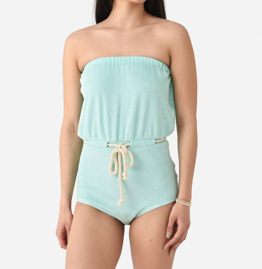 Lisa Marie Fernandez - Victor Drawstring Maillot Swimsuit