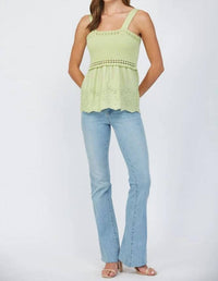 Fate - Scallop Scoop Sweater Tank