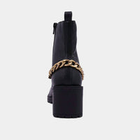Shu Shop - Women's Yenni Combat Boot with Chain