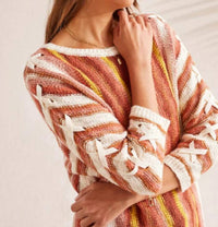 Tribal - Cotton Knit Sweater