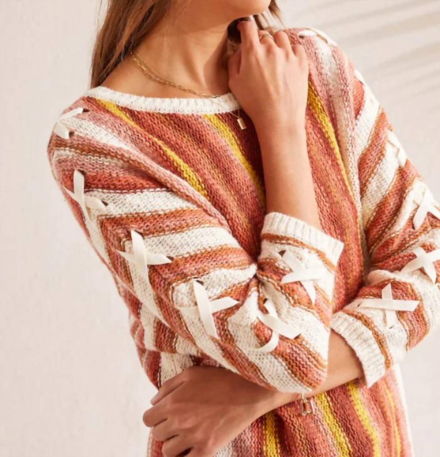 Tribal - Cotton Knit Sweater
