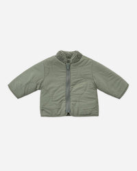 Quincy Mae - Kid's Shearling Zip Jacket