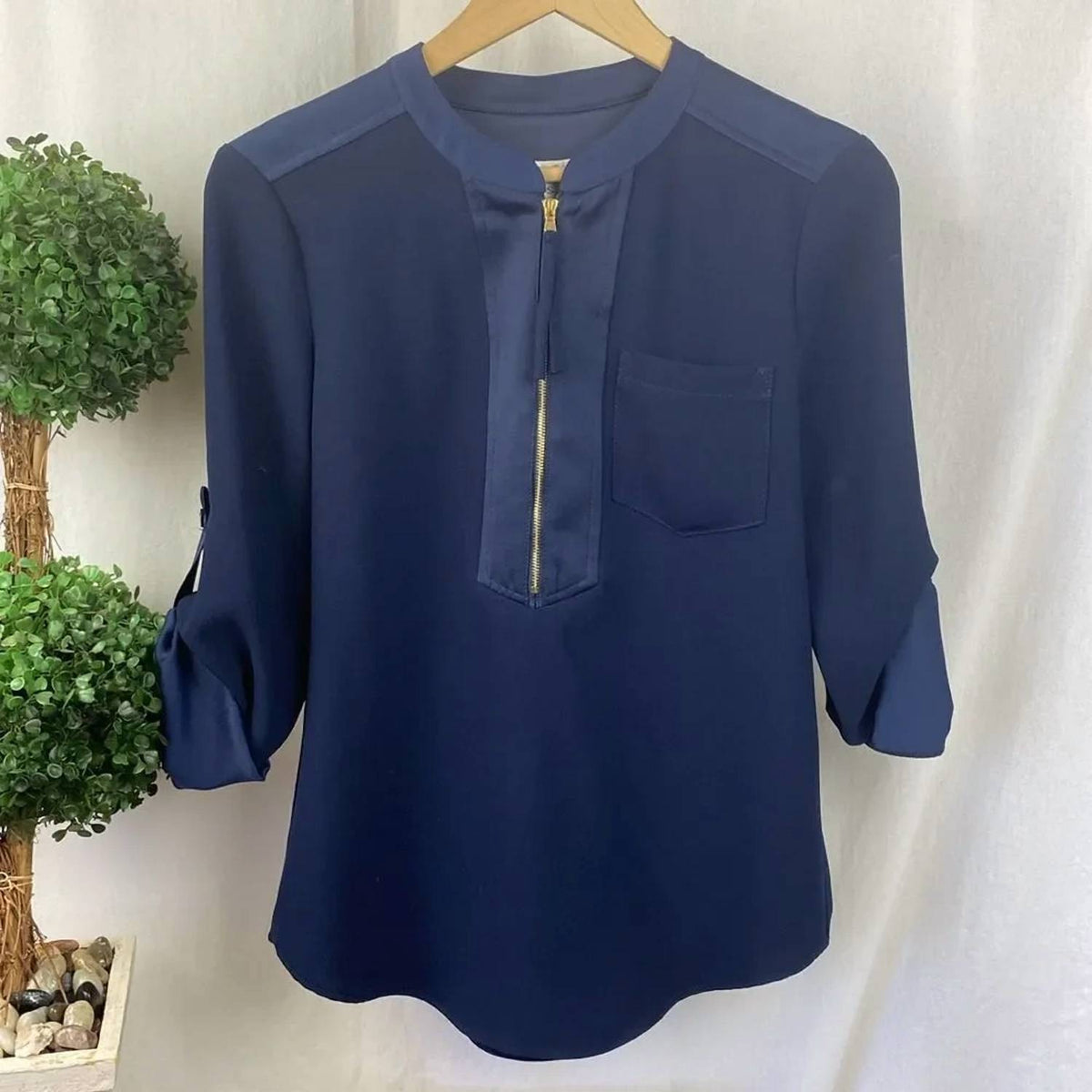 Trina Turk - Kaiko Half Zip Tunic Top
