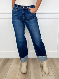 Risen - Julie High-rise Cuffed Boyfriend Jeans