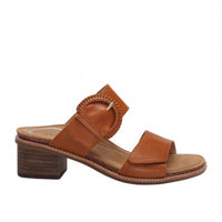 Aetrex Women's Tatiana Sandal in cognac 1 - women's sandal - detail view