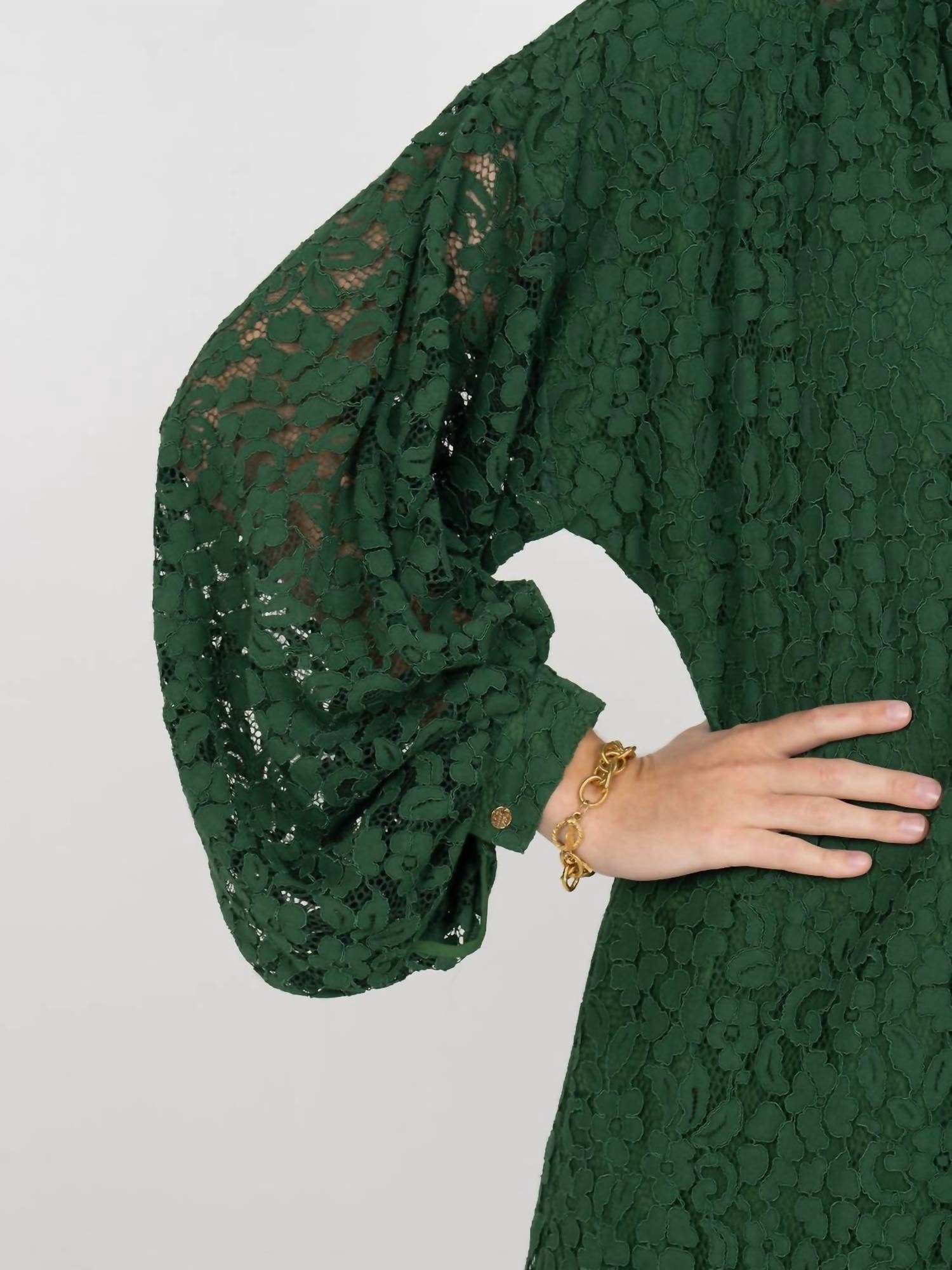 Emily McCarthy Fiona Dress in eden green - women's dress - view 4