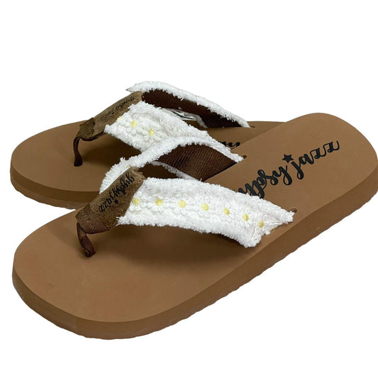 Gypsy Jazz - Women's Daisies Flip-Flop