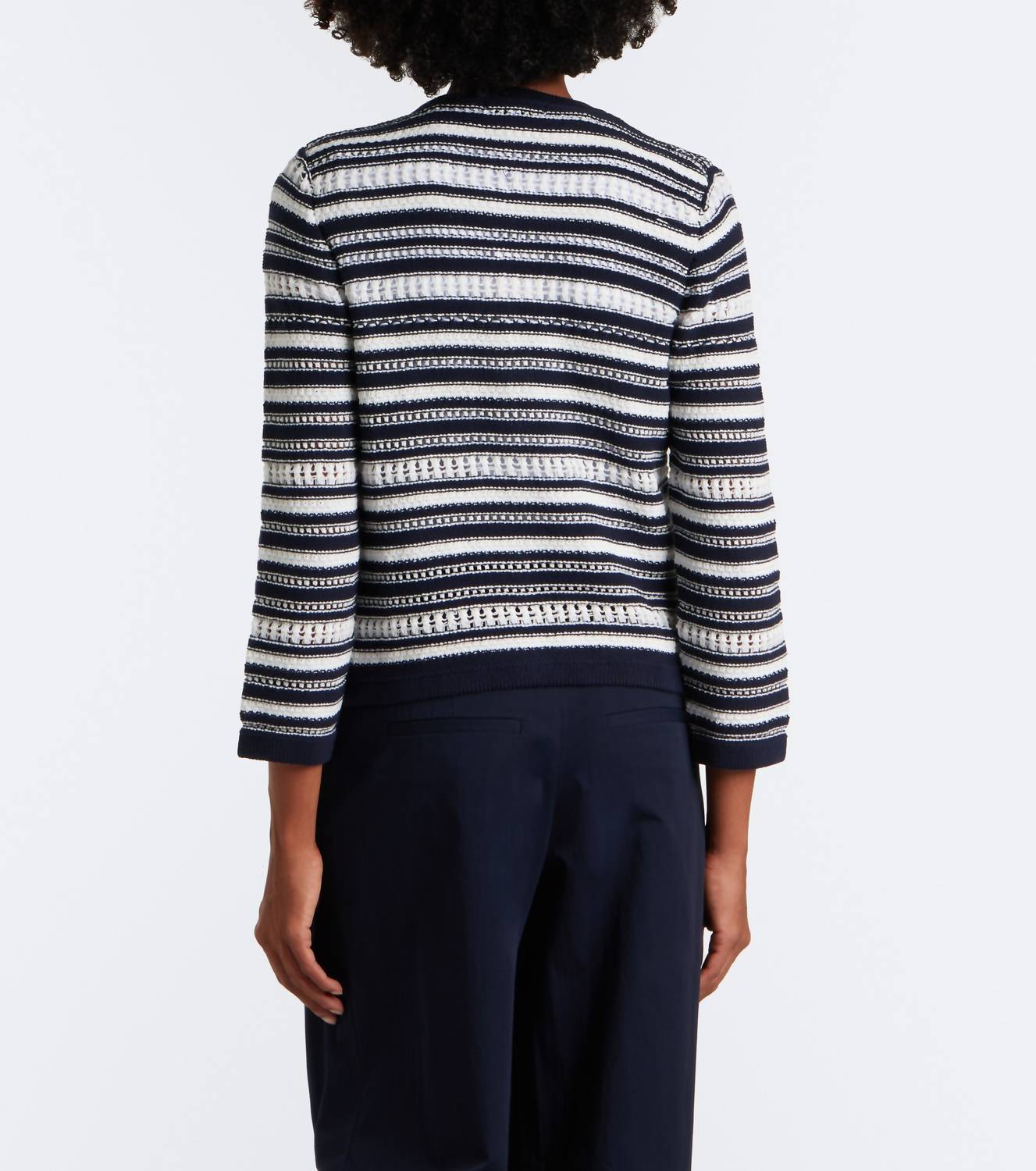 Veronica Beard - Bellingham Striped Cardigan