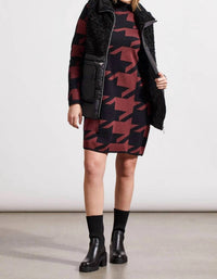 Tribal - Funnel Neck Sweater Dress