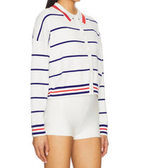 Central Park West - Nautical Stripe Polo Shirt