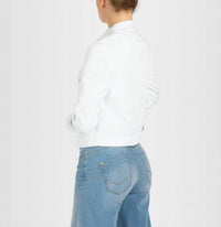 MAC Rich Jacket in white denim - women's jacket - alternate view