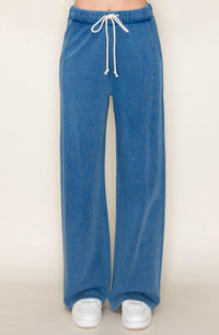 Tres Bien - Terry Crop Jacket And Drawstring Pants Set