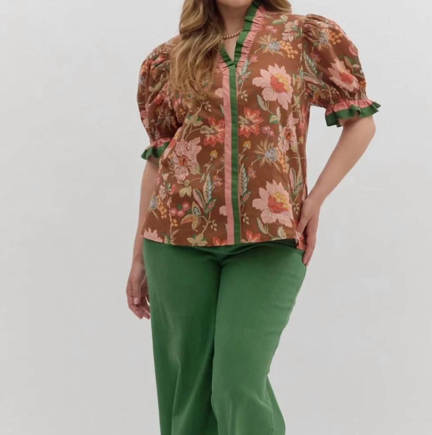 Entro - Floral Top