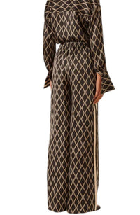 Shona Joy - SILK CONTRAST RELAXED PANTS