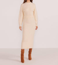Minkpink - Layla Ribbed Midi Skirt