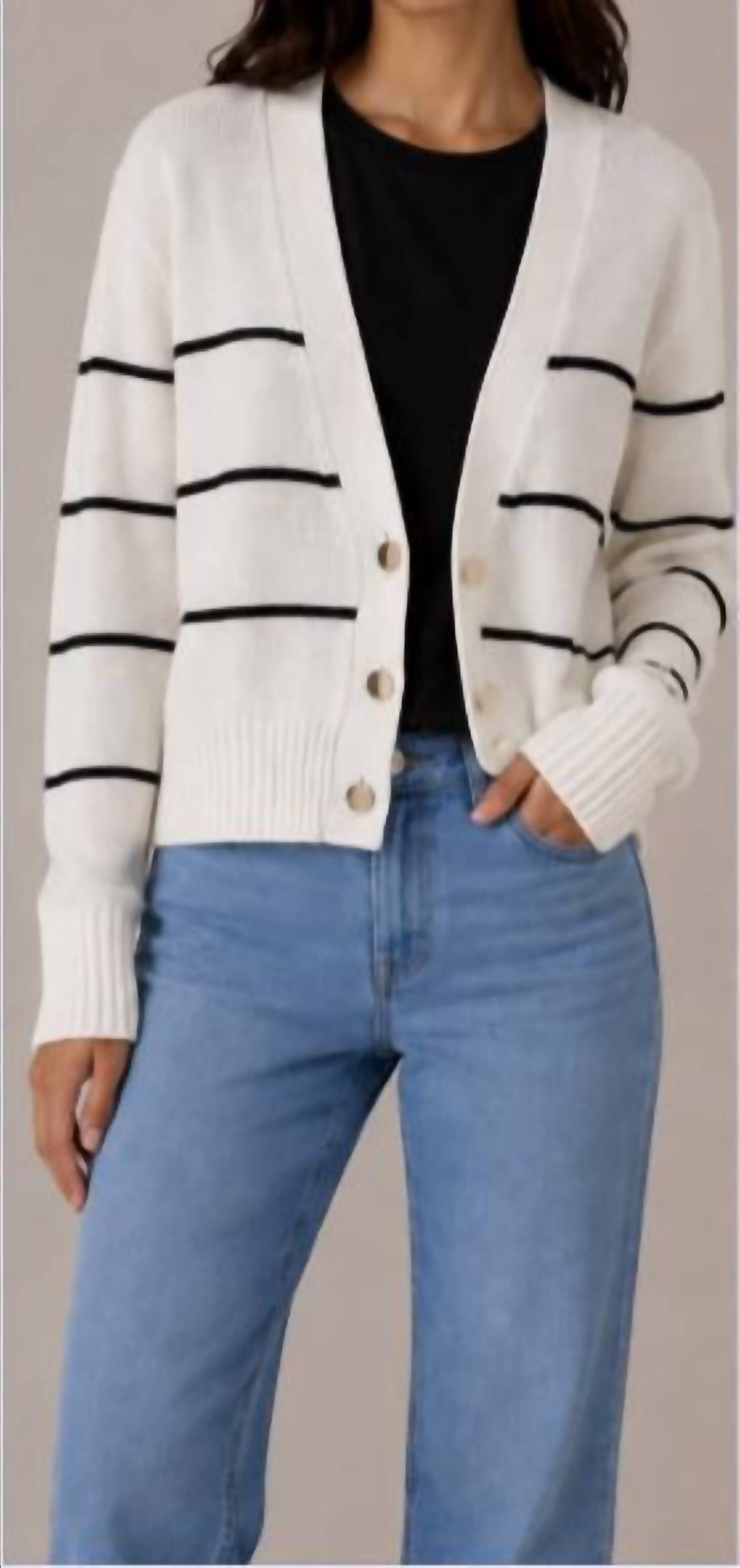 Michael Stars - Tracey Stripe Cardigan