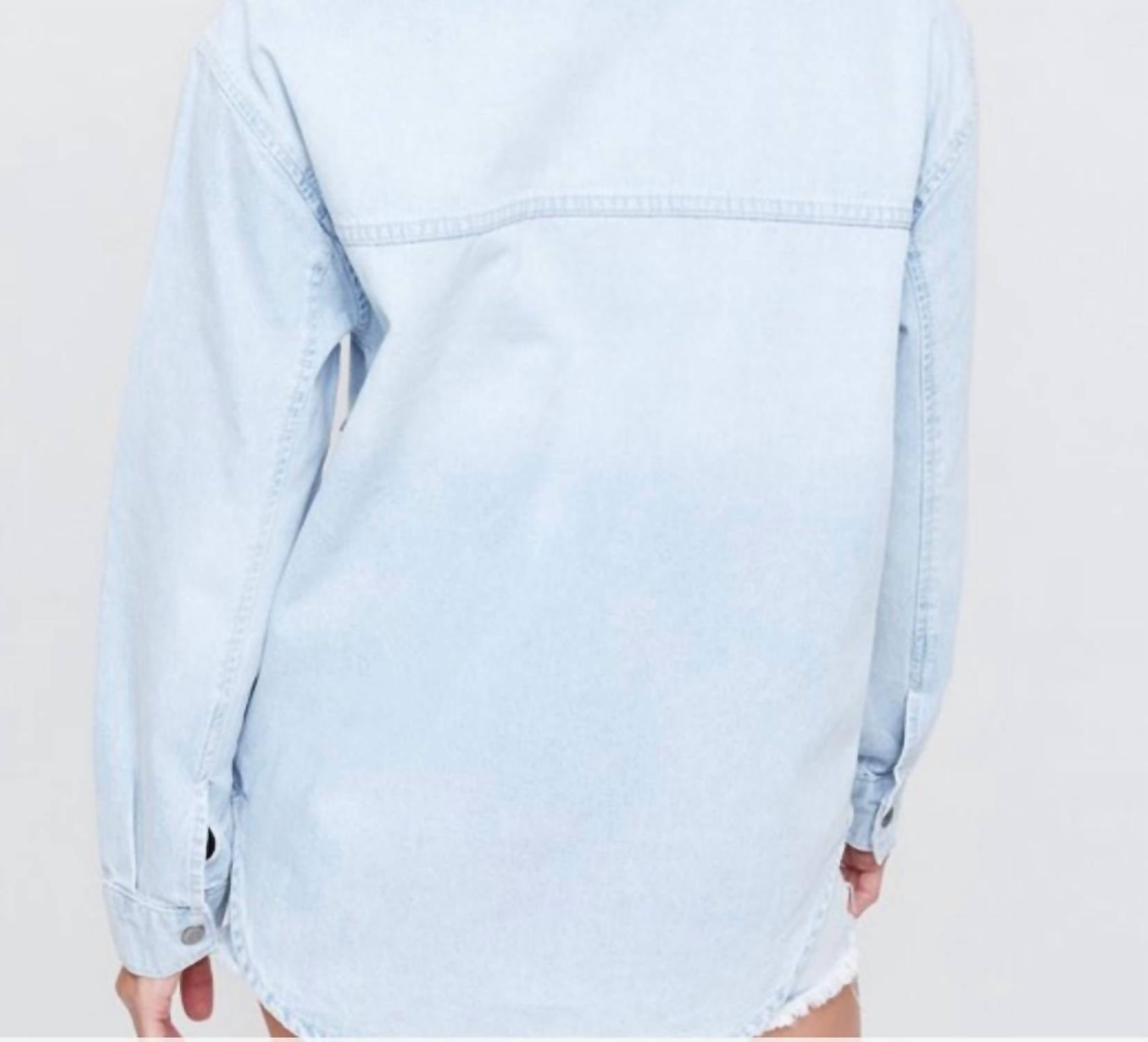Ymi - Baguette Long Sleeve Denim Shirt