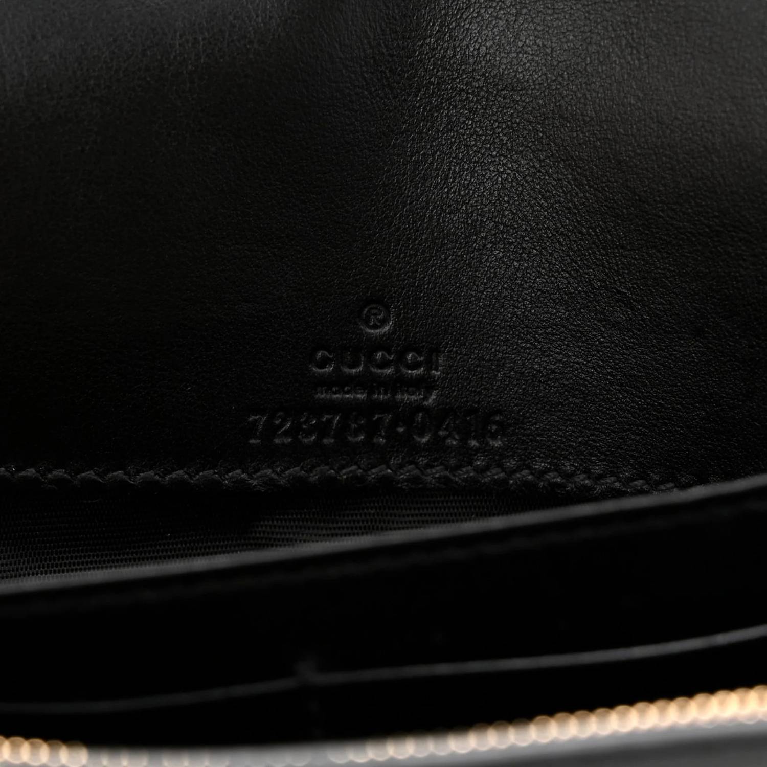Gucci - Women's Gg Matelasse Leather Chain Wallet Shoulder Bag