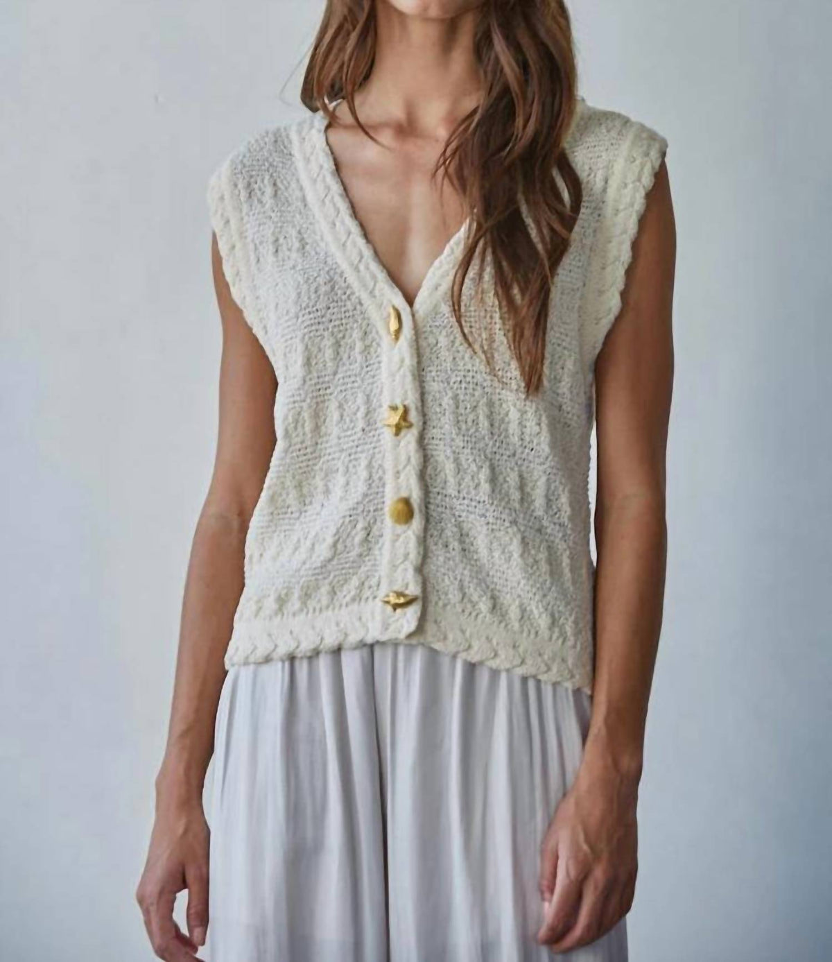 By Together - Seaside Charm Knit Tank