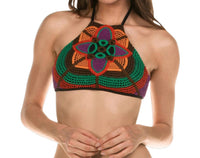 Isabella Rose - Crochet High Neck Bikini Top