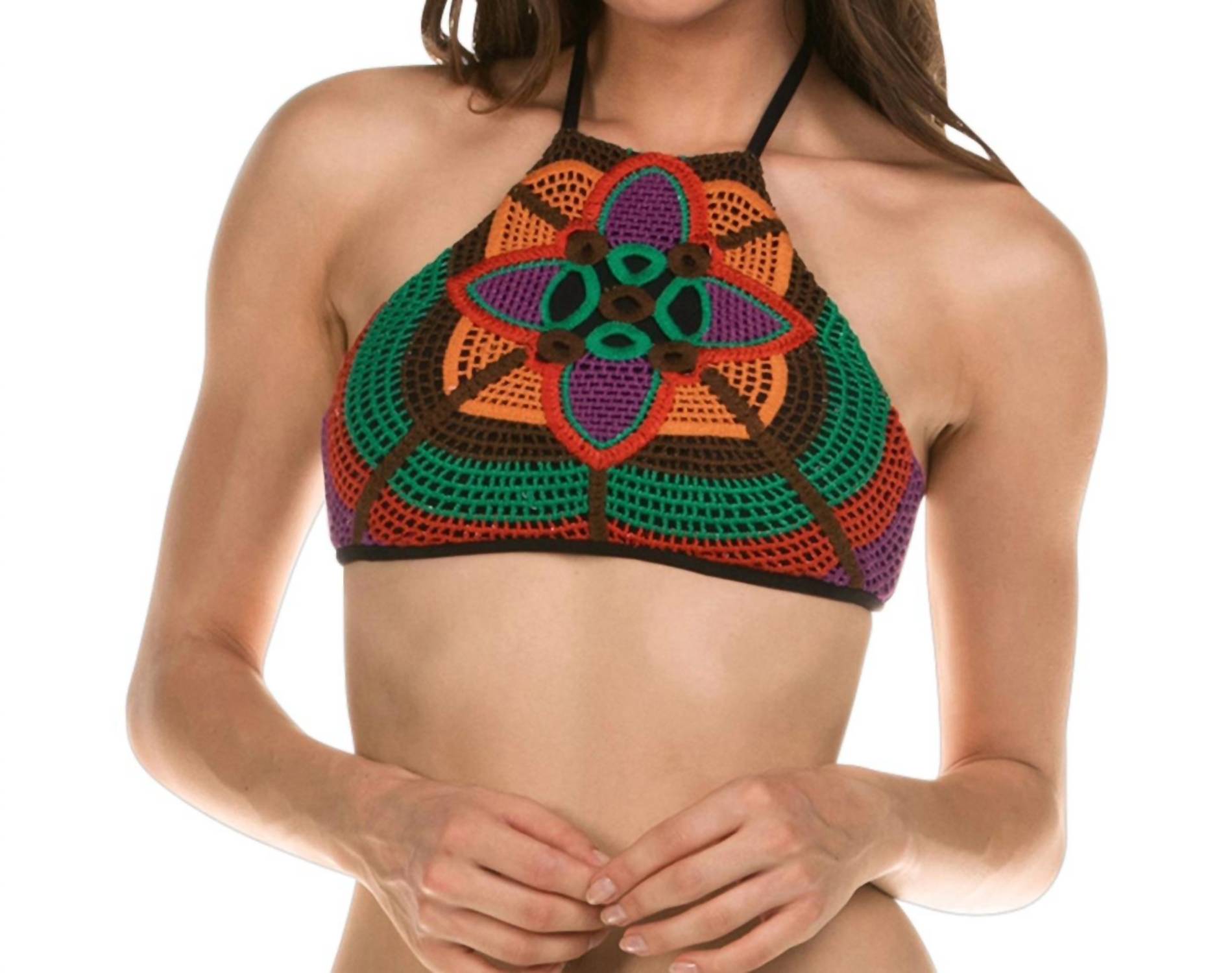 Isabella Rose - Crochet High Neck Bikini Top