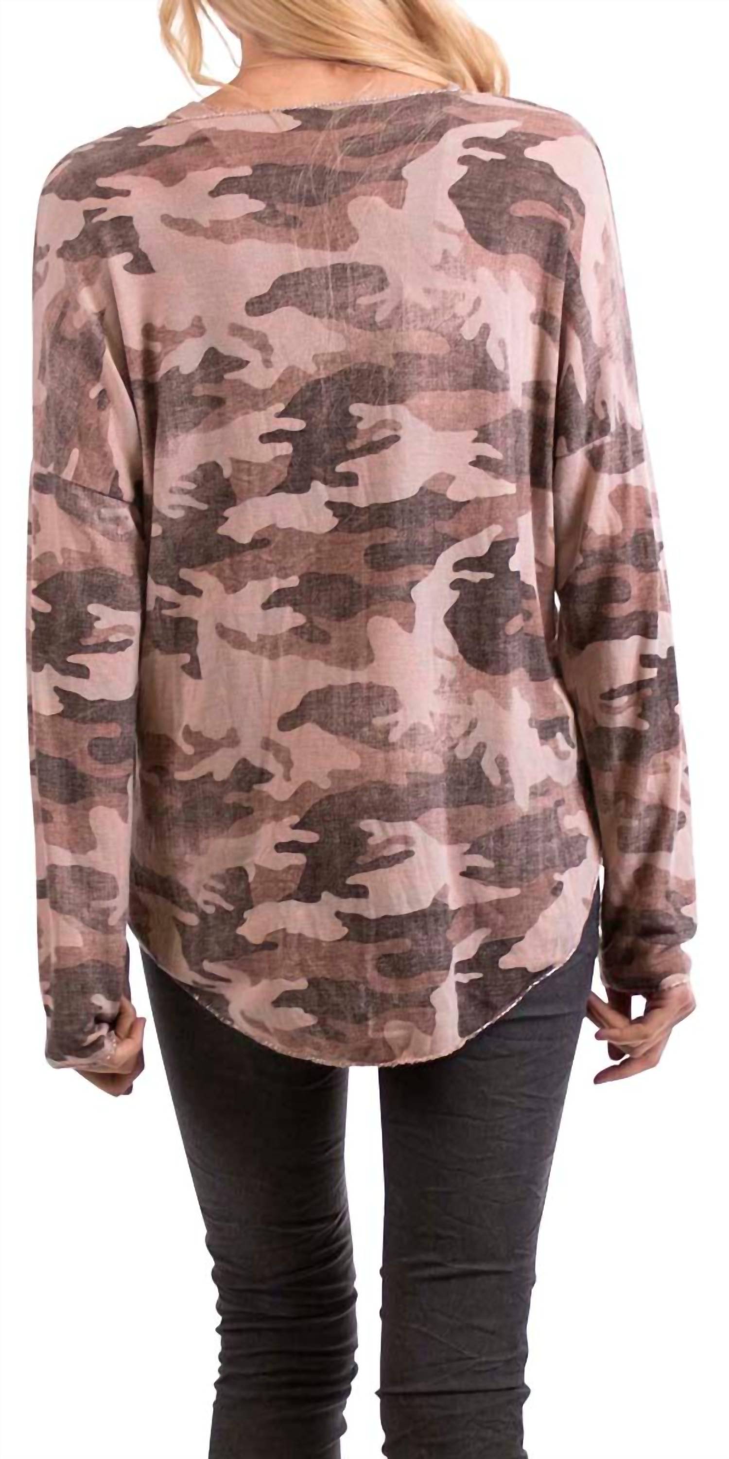 Gigi Moda - Vittoria Camo Sweater