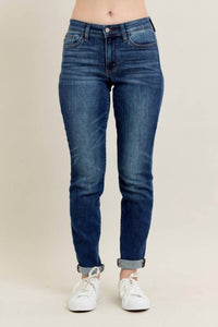 Judy Blue - Core Cuffed Slim Fit Jeans