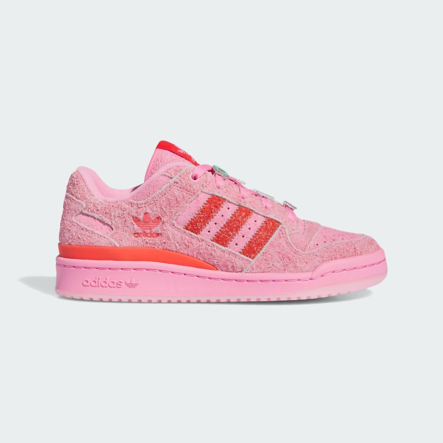 adidas Women's Forum Low Cl The Grinch Shoes in pink - women's sneaker