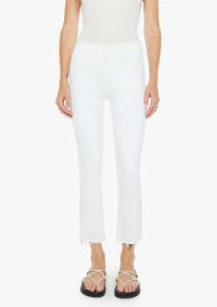 Mother - The Insider Crop Step Fray Jeans