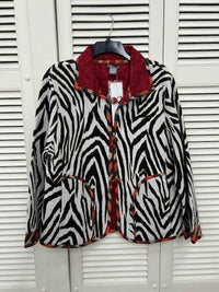 ANU by Natural Women's Reversible Jacket in safari burgundy - women's jacket
