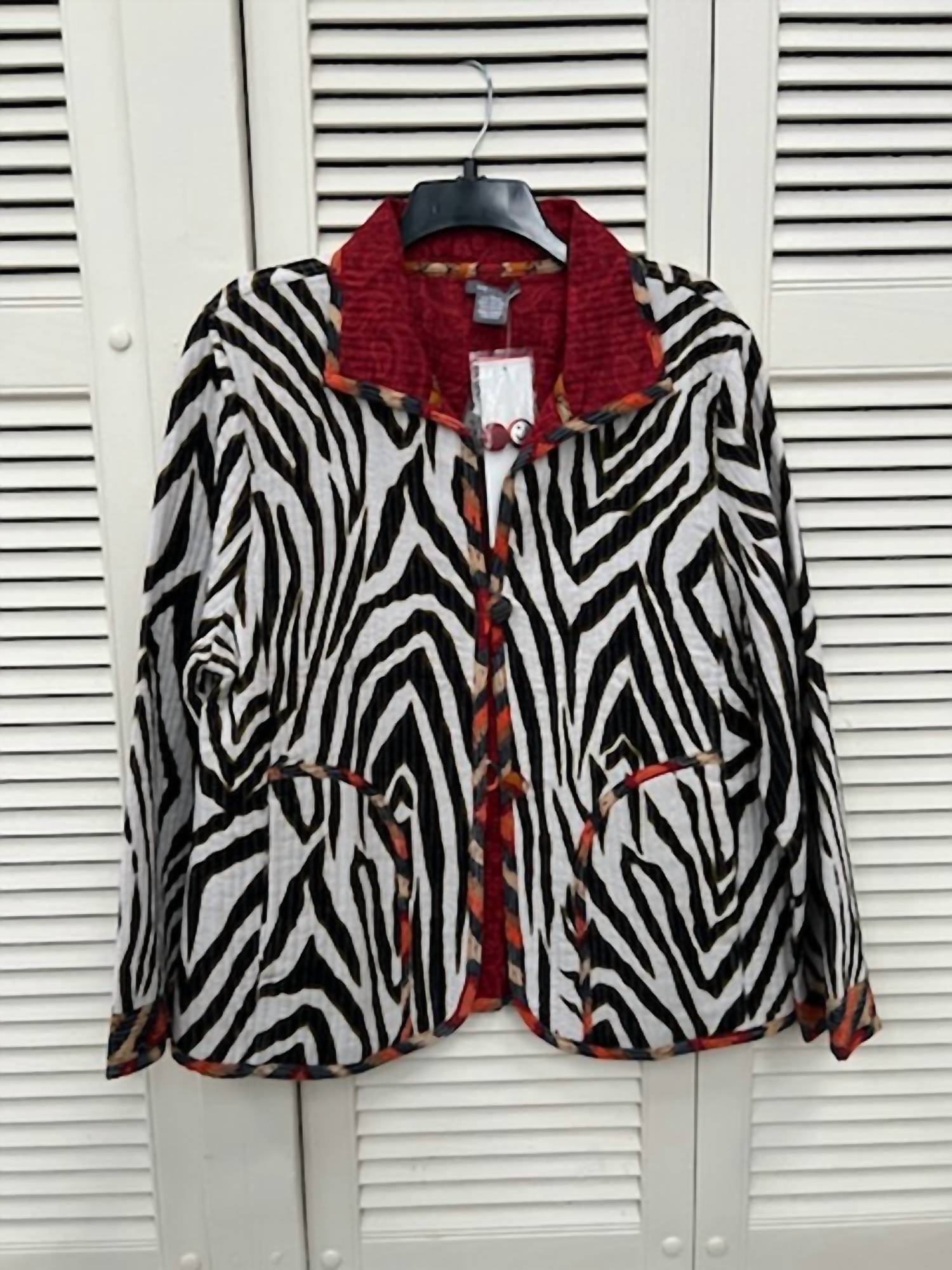 ANU by Natural Women's Reversible Jacket in safari burgundy - women's jacket