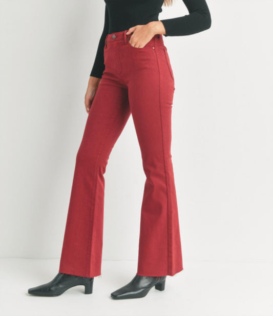 Just Black Denim - High Waisted Scissor Cut Flare Jeans