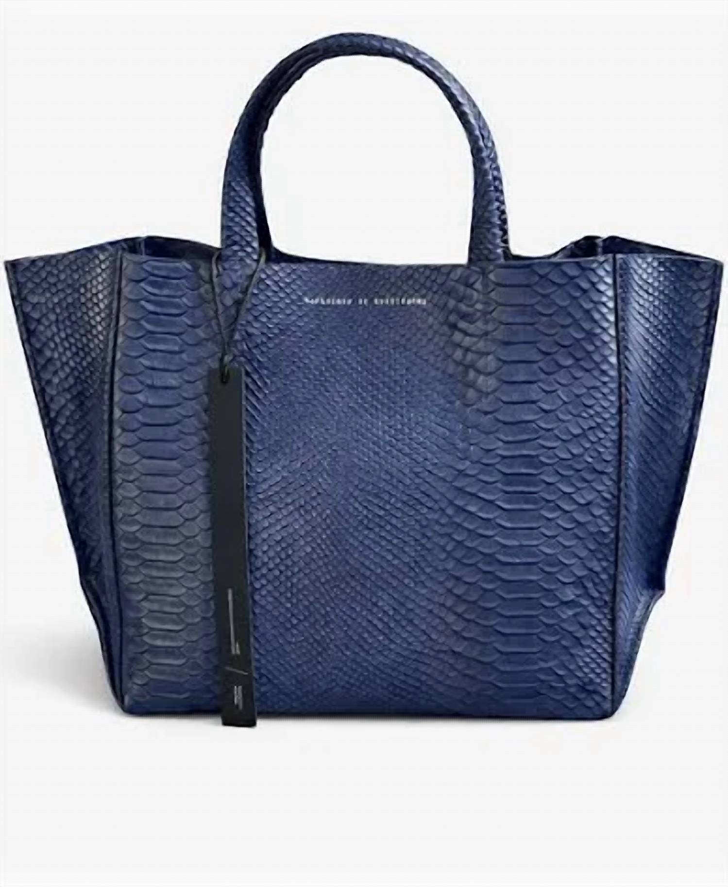 Ampersand As Apostrophe - Sideways Python Tote