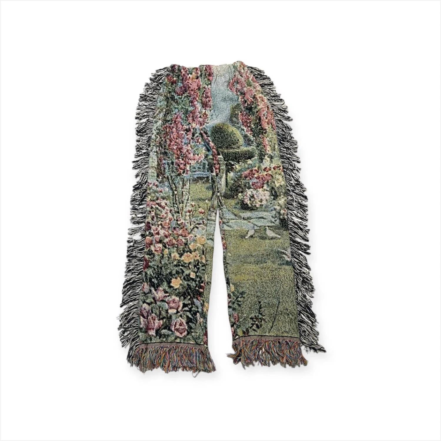 MARQ THE LABEL Women's The Garden Tapestry Pants in green - women's pants