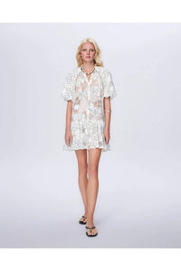 Theo The Label - Ourania Puff Sleeve Shirtdress