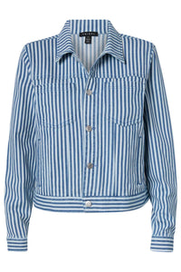 Tribal - Button-front Jacket With Box Pleat