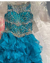 Little Rosie - Girl's Glitz Long Pageant Dress