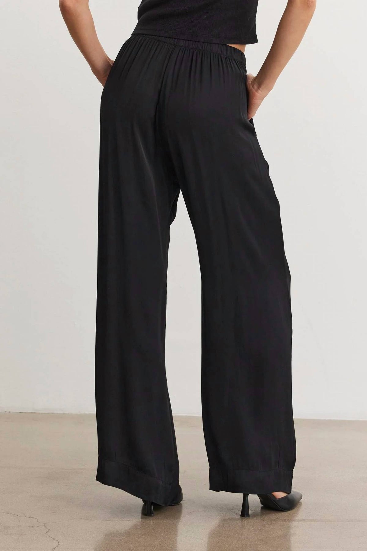 Velvet By Graham & Spencer - Rhetta Satin Pant - Plus