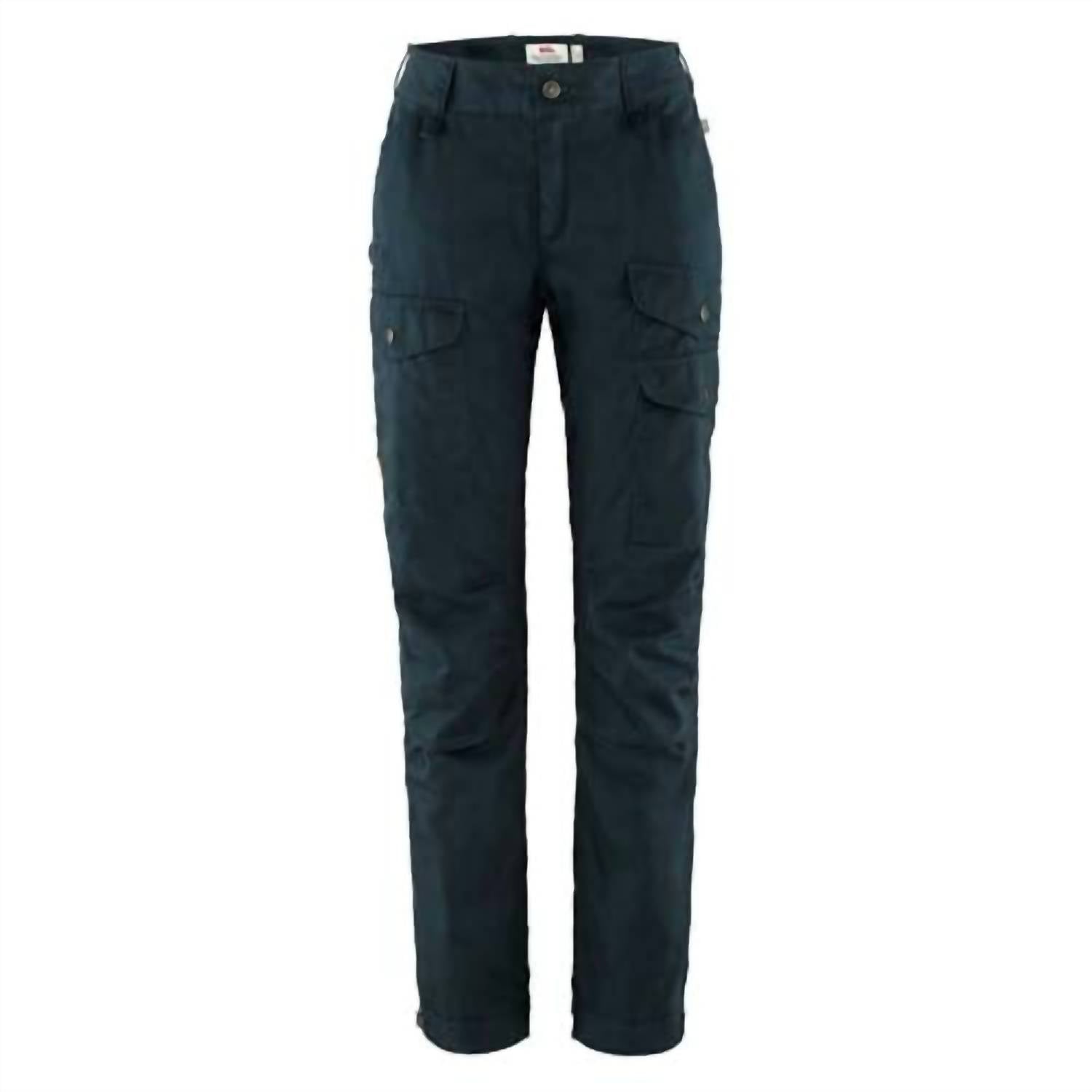 Fjallraven Women's Vidda Pro Ventilated Trekking Trousers in dark navy - women's pants