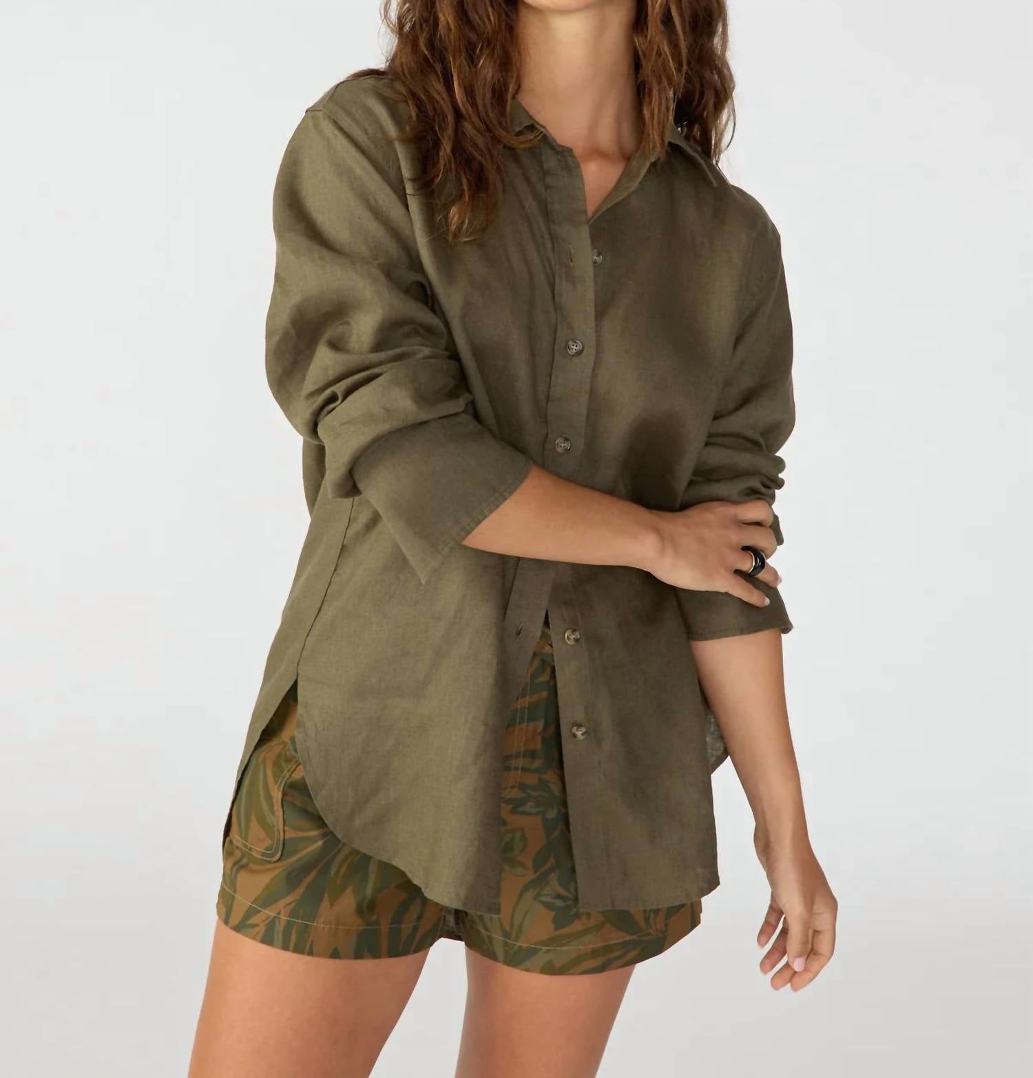 Sanctuary - Relaxed Linen Shirt