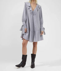 French Connection - Acantha Stripe V Neck Dress