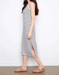 Charlie B - Women's Striped Scuba Dress
