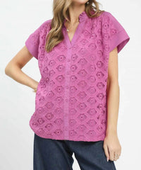 Umgee - Lace Button Front Top