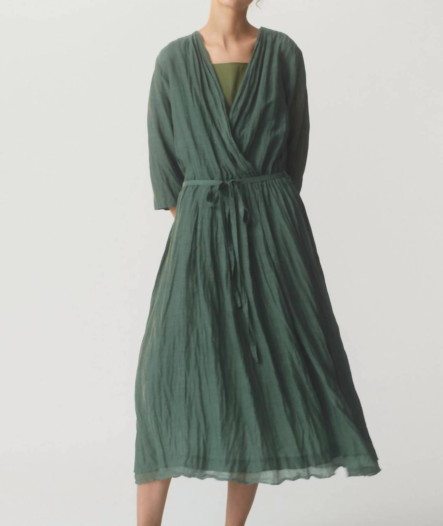 Pas De Calais - Botanical Dye Belted Dress