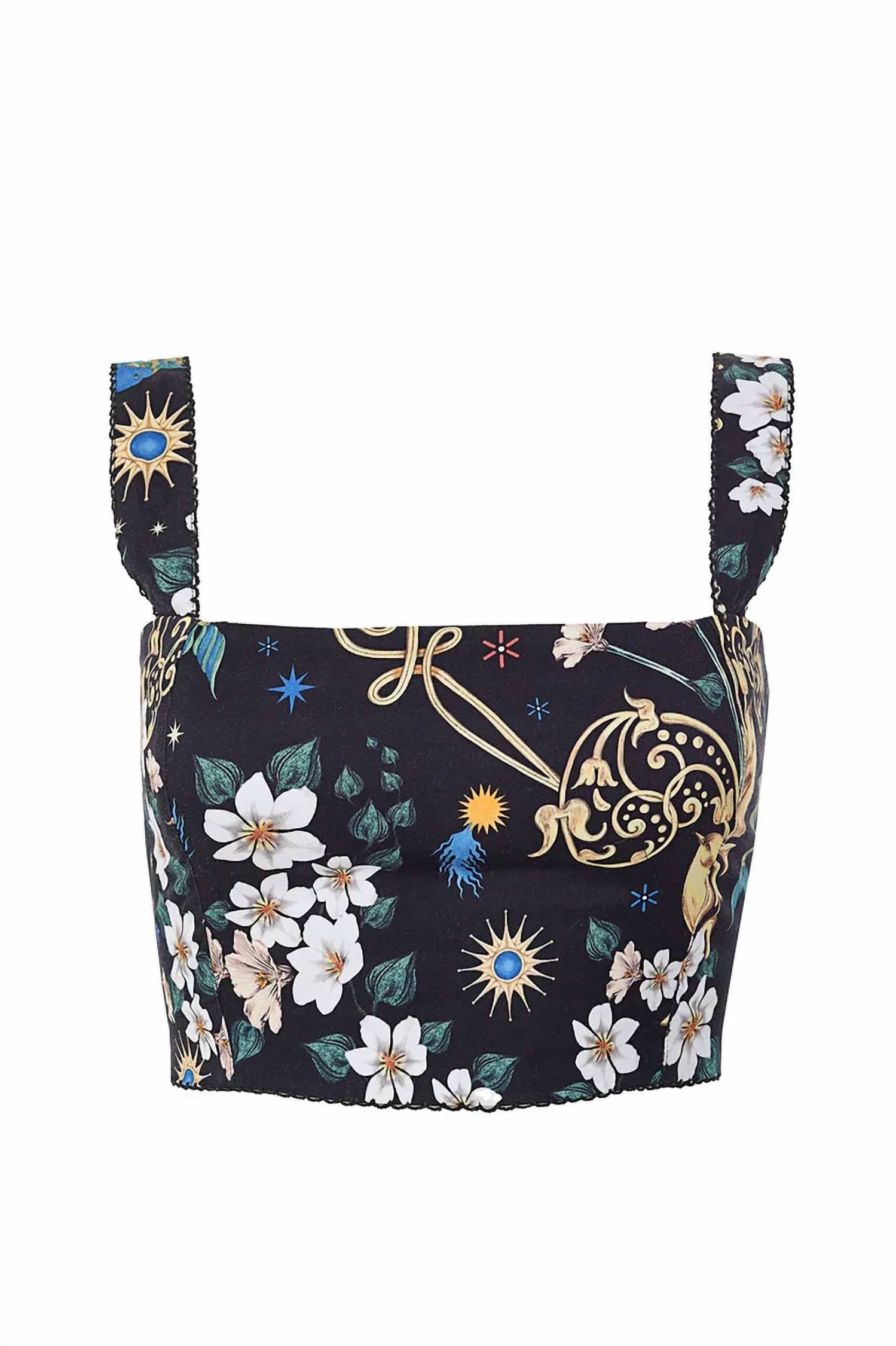 Agua Bendita - Leah Solstice Nader Crop Top