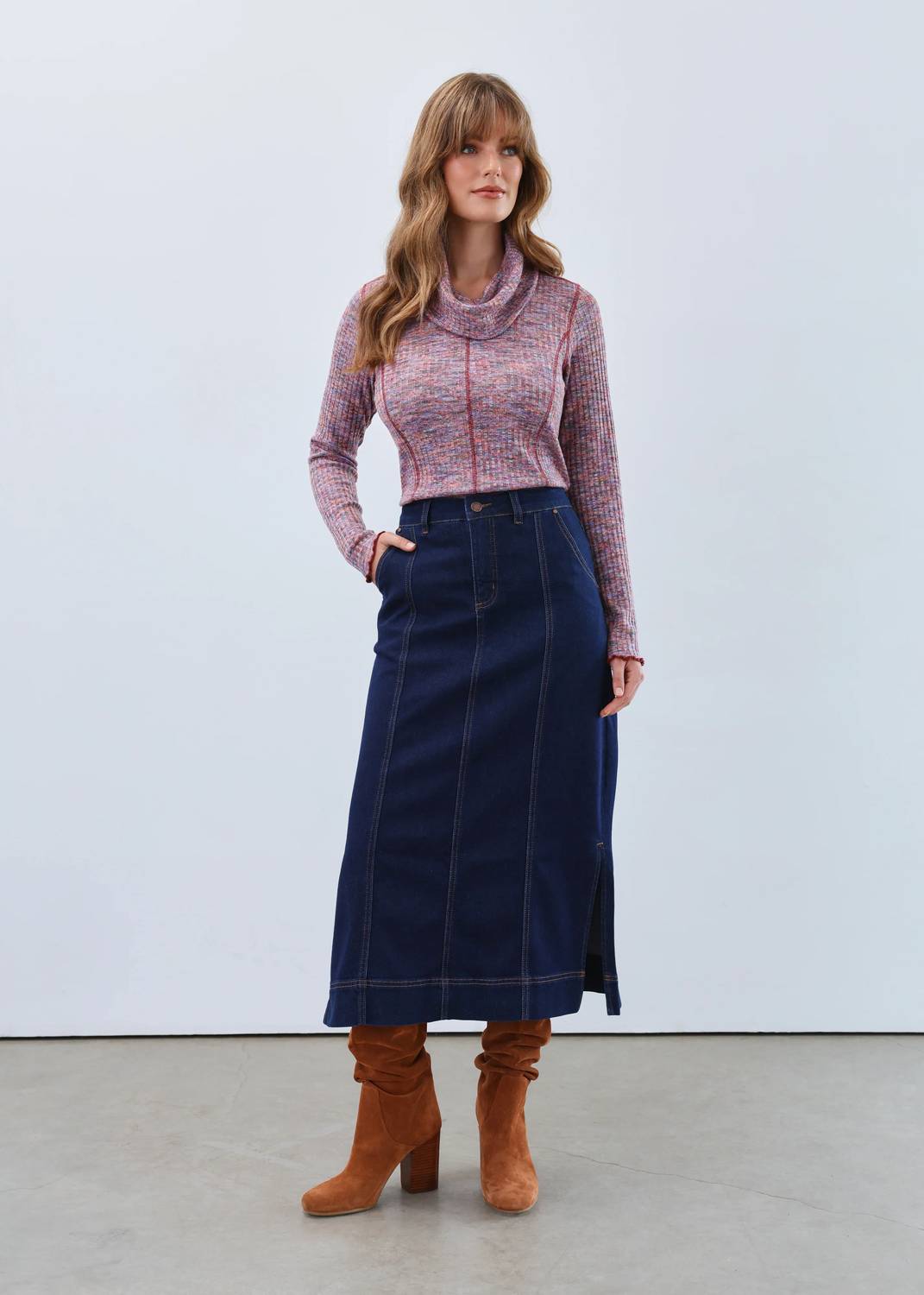 Fdj - Cherie Column Midi Skirt
