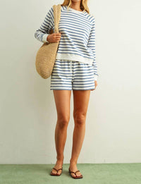 Miou Muse - Stella Striped Shorts