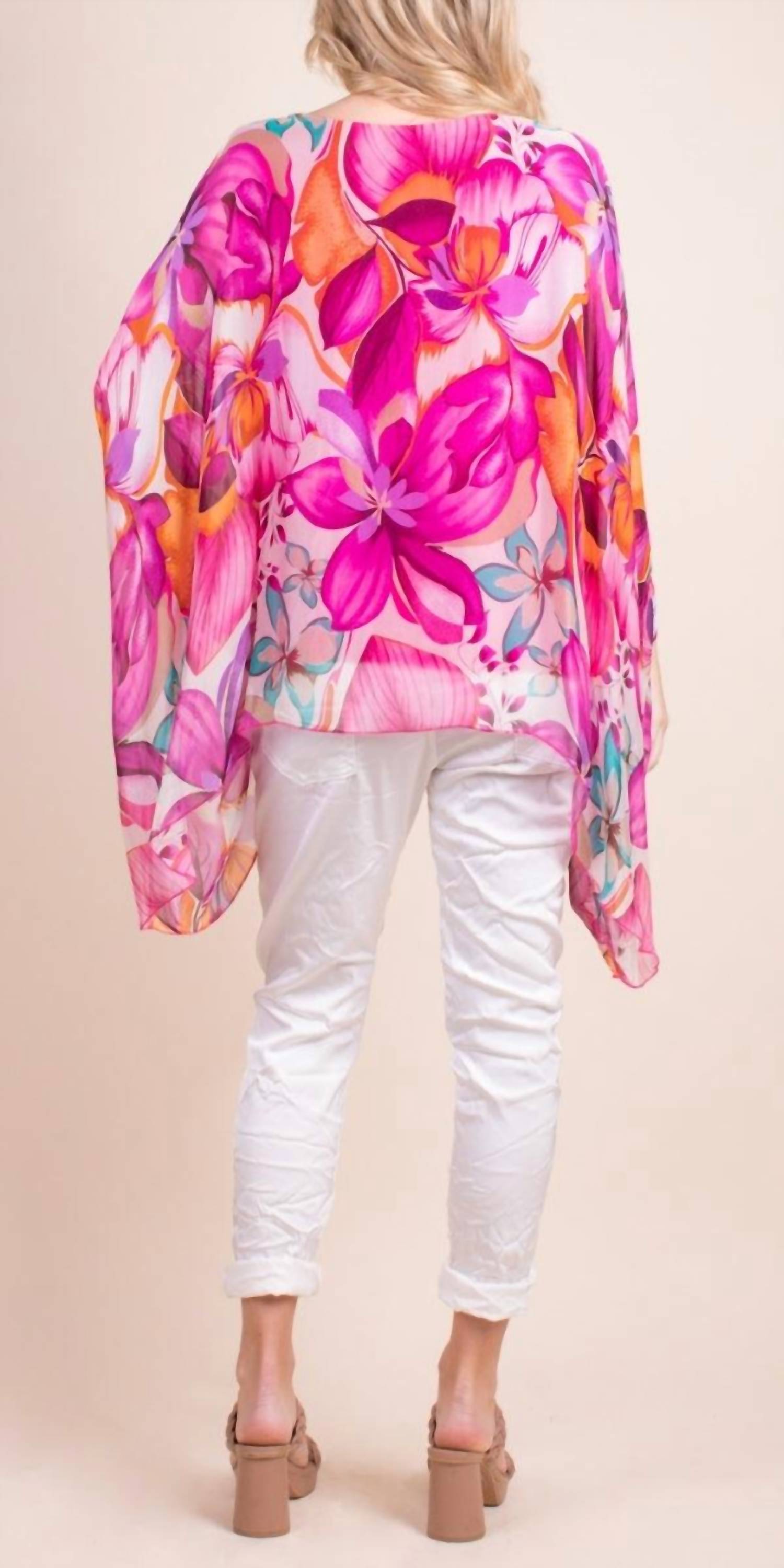 Gigi Moda - Seta Botanical Kaftan Top